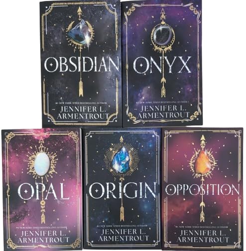 Young Adult fiction Lux Series 5 Books Collection Set By Jennifer L. Armentrout (Obsidian, Onyx, Opal, Origin, Opposition)