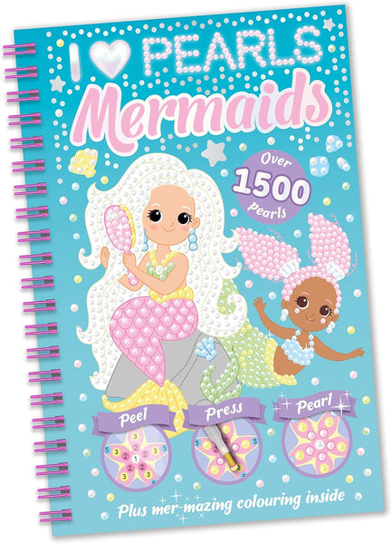 Girls/Children I love Pearls Mermaids over 1500 pearls Plus mer-mazing colouring