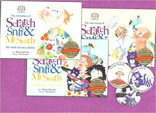 Kids/Children The adventures of Scratch Sniff & Mr Smith 3 books collection with Smelly Stickers New!!! - Children Store Co.