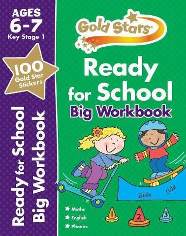 Kids/Children Goldstar Ready for School Big Workbook KS1 Ages 6-7 Paperback New!!! - Children Store Co.