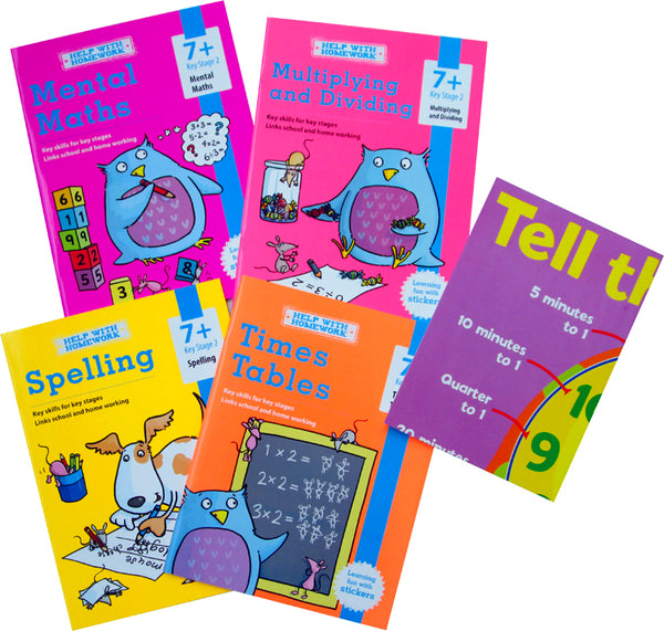 Help With Homework 4 Book Bumper Pack KS2 Ages 7+ Brand New ...