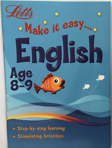 Letts Make it Easy English Ages 8-9 yrs workbook NEW!!!! - Children Store Co.