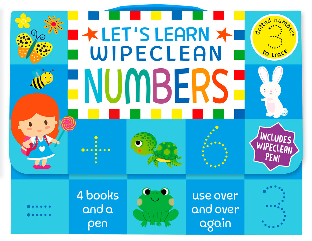 Reception / KS1 Kids Lets Learn Numbers Wipe clean Learning Pack Ages 4+ - Children Store Co.
