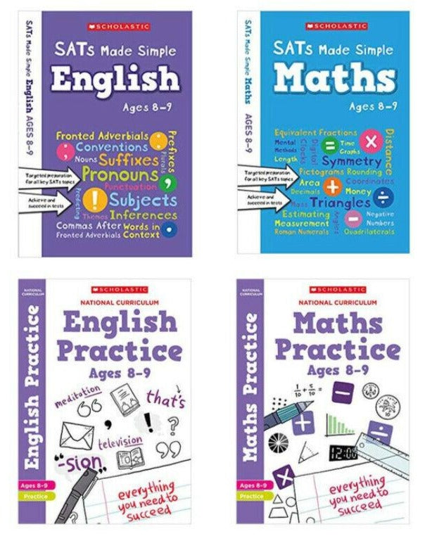Scholastic Complete Revision & Practice package Ages 8-9 Year 4 - Children Store Co.