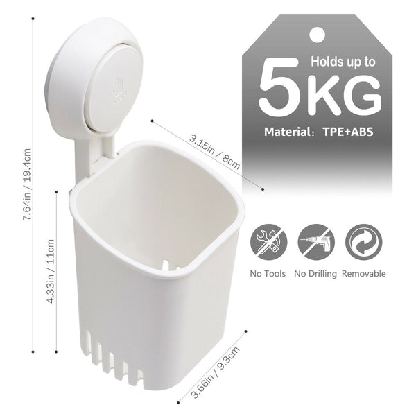 Toothbrush Holder Wall Mounted - Electric Toothbrush Holder No Drill Suction Cup Condition - Children Store Co.