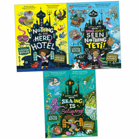 Kids/ Children Nothing to see Here Hotel Book Series 3 Books Collection Paperback Set By Steven Butler - Children Store Co.