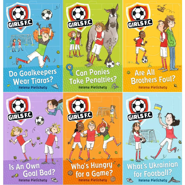 Children Girls F.C 6 Books Box set by Helena Pielichaty paperback Ages 7+