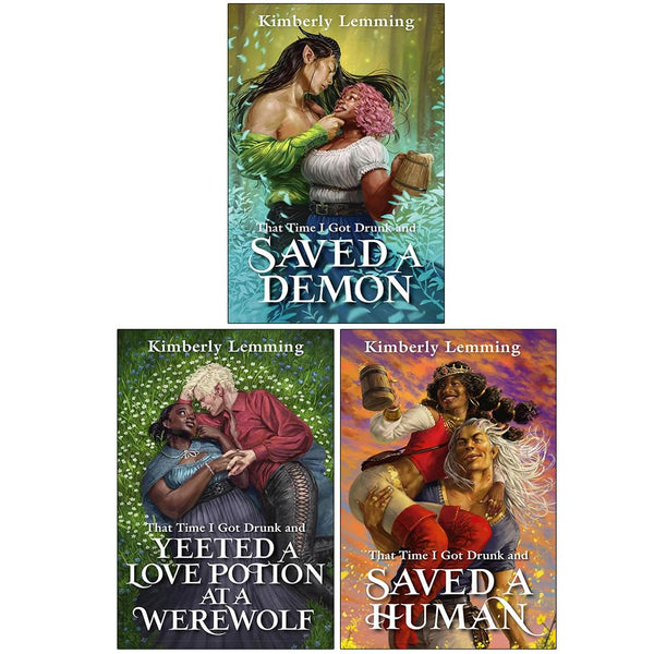 Mead Mishaps Series 3 Books Collection Set By Kimberly Lemming (That Time I Got Drunk and Saved a Demon, Yeeted A Love Potion At A Werewolf & That Time I Got Drunk And Saved A Human) - Children Store Co.