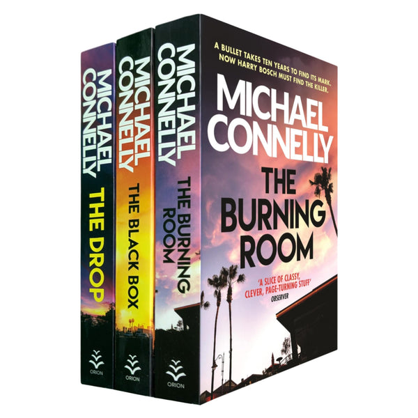 Bosch Open-Unsolved Collection by Michael Connelly: The Drop, The Black Box & The Burning Room - Three Gripping Thrillers of Politics, Riots & Buried Secrets (3-Book Set)