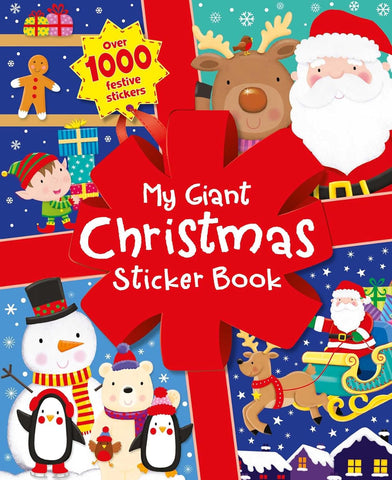 My Giant Christmas Sticker Book for Kids: Over 1000 Festive Stickers with Santa, Reindeer, Snowmen & Holiday Fun | Perfect Christmas Activity & Gift for Boys and Girls Ages 3–8