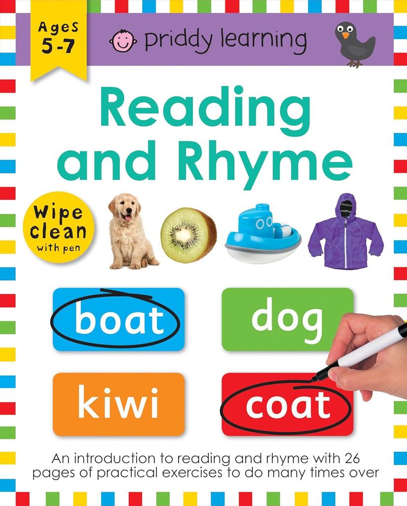 Priddy Learning Reading & Rhyme activity book Ages 5+ - Children Store Co.