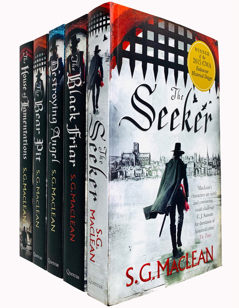 Damian Seeker Series 5 Books Collection Set By S.G.MacLean(The Seeker, The Black Friar, Destroying Angel, The Bear Pit & The House of Lamentations)