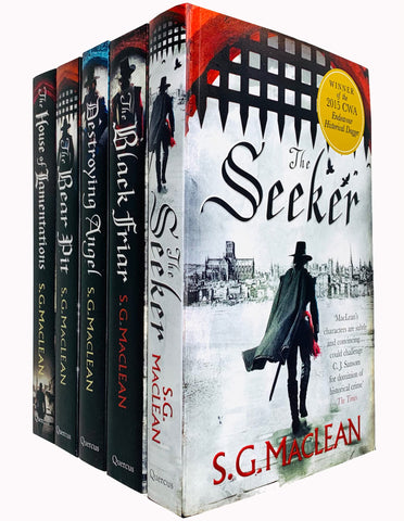 Damian Seeker Series 5 Books Collection Set By S.G.MacLean(The Seeker, The Black Friar, Destroying Angel, The Bear Pit & The House of Lamentations) - Children Store Co.