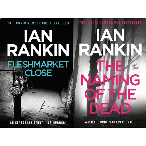 Rebus Edinburgh Divided Collection by Ian Rankin: Fleshmarket Close & The Naming of the Dead - Two Cases of Social Division, Murder, and Global Politics (2-Book Set) - Children Store Co.
