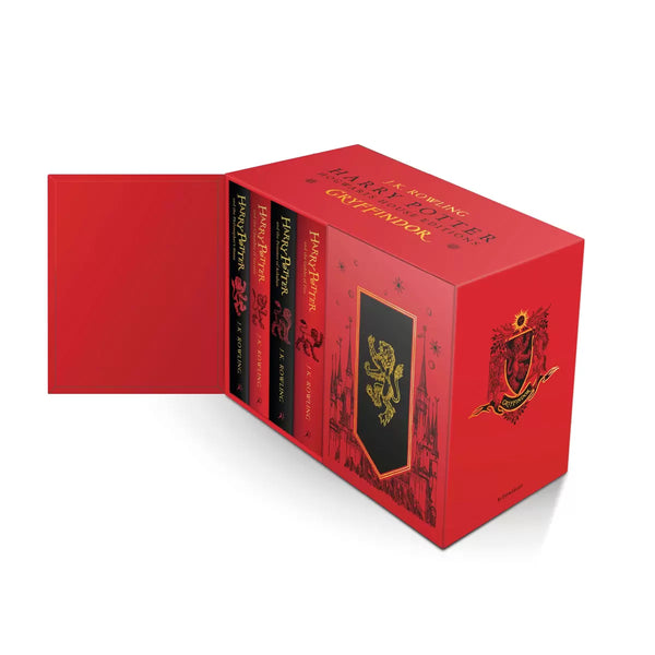 Harry Potter Gryffindor, Hufflepuff, Ravenclaw & Slytherin House Edition Box Set, J K Rowling (+9 Years)