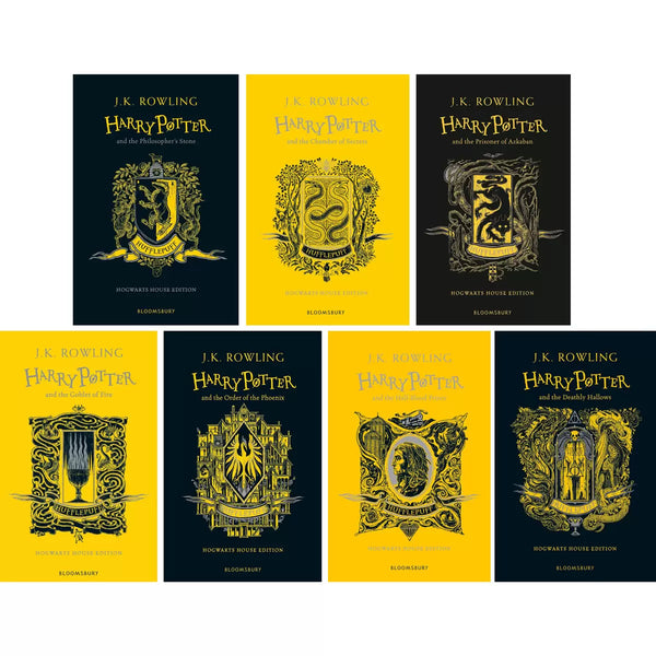 Harry Potter Gryffindor, Hufflepuff, Ravenclaw & Slytherin House Edition Box Set, J K Rowling (+9 Years)