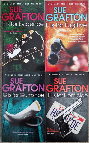 Adult Fiction A Kinsey Millhone Mystery Alphabetical series 4 books collection by Sue Grafton