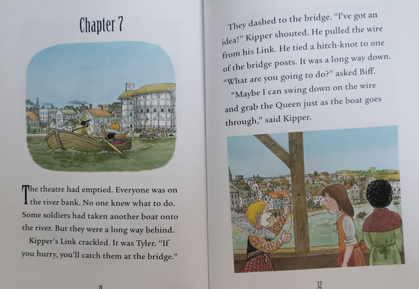 Children Fiction Biff Chip & Kipper 5 books collection Short Stories Reading books Time Chronicles