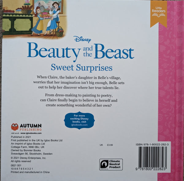Gilrs Disney Princess Beauty & the Beast Sweet Surprises A remarkable tale of discovery, friendship & happiness