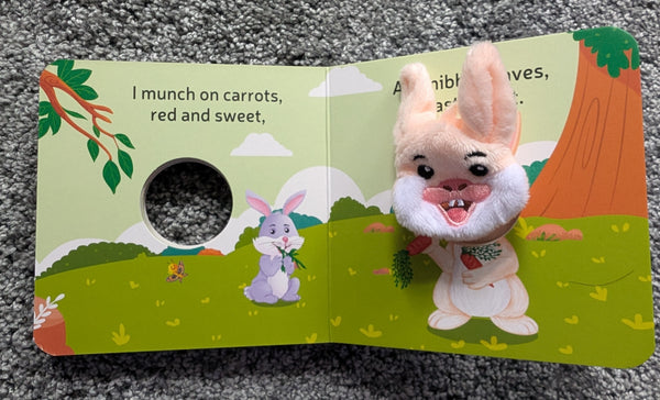 Little Rabbit Finger Puppet board book Hardback
