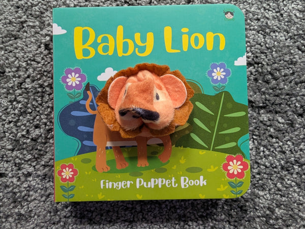Baby Lion Finger Puppet board book Hardback