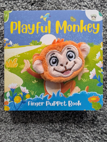 Playful Monkey Finger Puppet board book Hardback