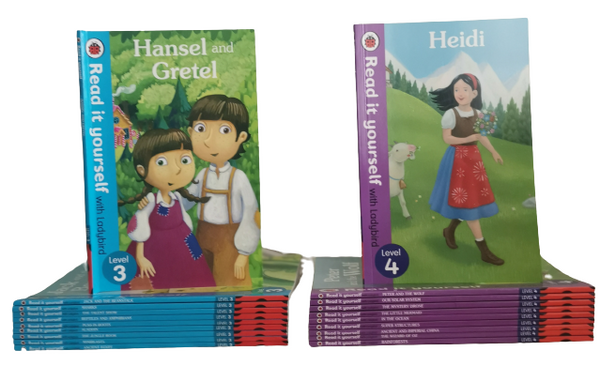 Ladybird Read it yourself (Level 3 & 4 ) 20 books collection Brand New!!!! - Children Store Co.