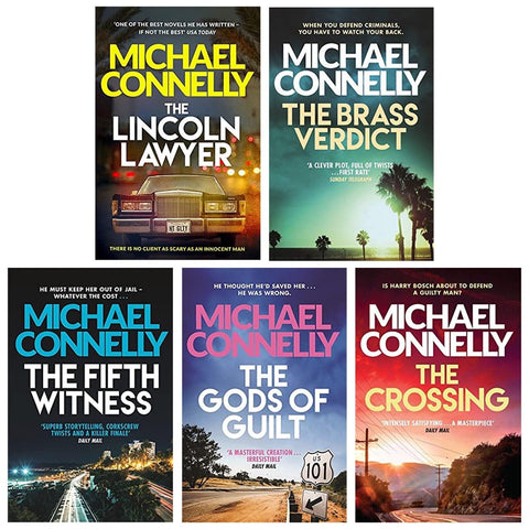 Mickey Haller Series By Michael Connelly 5 Books Collection Set Fiction Paperback