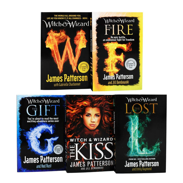 Witch & Wizard Series 5 Books Set by James Patterson – Ages 12-17 - Paperback