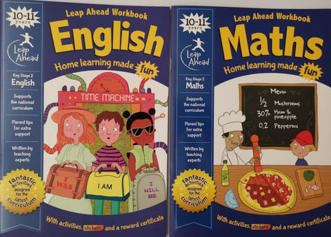 Leap ahead Maths and English Ages 10-11 (2 book set) - Children Store Co.