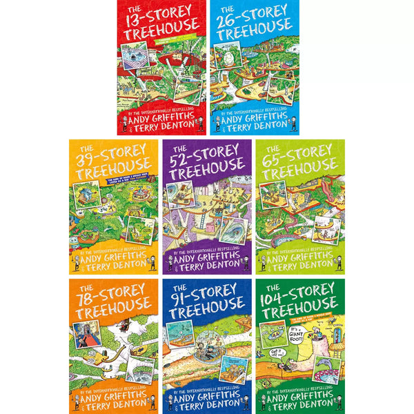 The Treehouse Series Volume 1-8, Andy Griffiths (5+ Years)