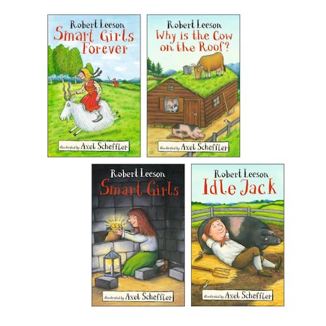 Kids/Children Set of 4 Novels Paperbacks by Robert Leeson (author) and Axel Scheffler (illustrator) Ages 7+ - Children Store Co.