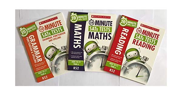Scholastic 10 Minute SATs Test Ages 10-11 Yrs (3 books set) - Children Store Co.