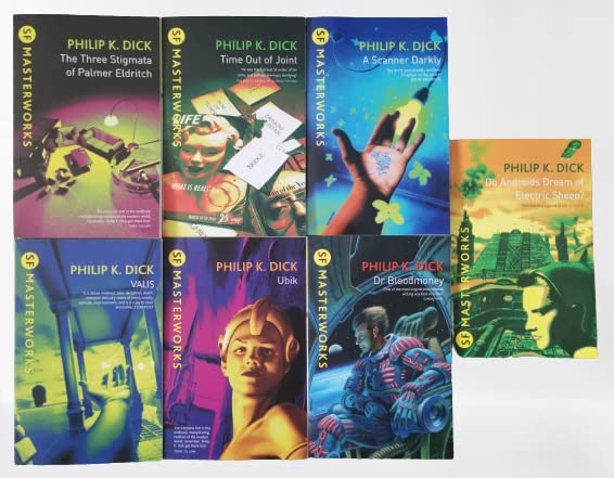 Philip K Dick Books 7 Book Collection Classic SF Science Fiction Masterworks Paperback A Scanner darkly Dr Blood money Valis Time out of joint Ubik Paperback – 1 Jan. 2003 - Children Store Co.