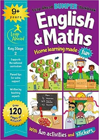 Leap ahead Maths and English Bumper Workbook KS2 Ages 9-11 - Children Store Co.