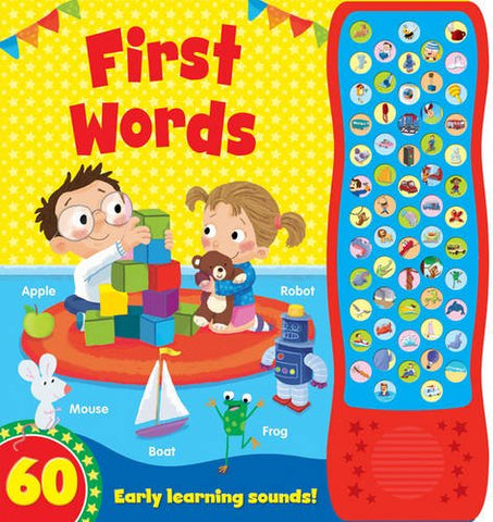 Baby's / Kids First Words Sound book Hardback - Children Store Co.