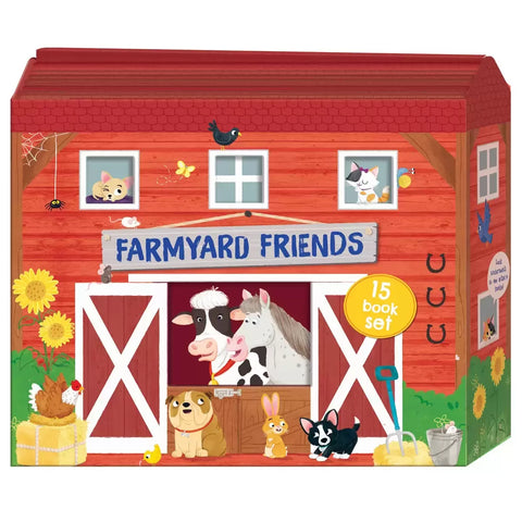 Kids/Children House Shaped 15 Book Set, Farmyard (1+ Years) reading story books fiction