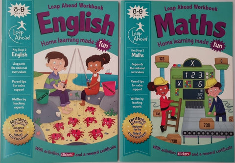 Leap ahead Maths and English KS2 Ages 8-9 New!!!! - Children Store Co.