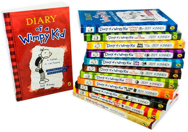 Diary of a Wimpy Kid Box of Books 12 Book Collection - Ages 9-14 - Paperback - Jeff Kinney - Children Store Co.