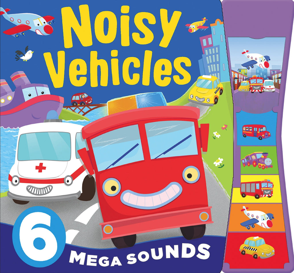 Kids/Baby Noisy Vehicles 6 button sound book Hardback (NEW)!!! - Children Store Co.