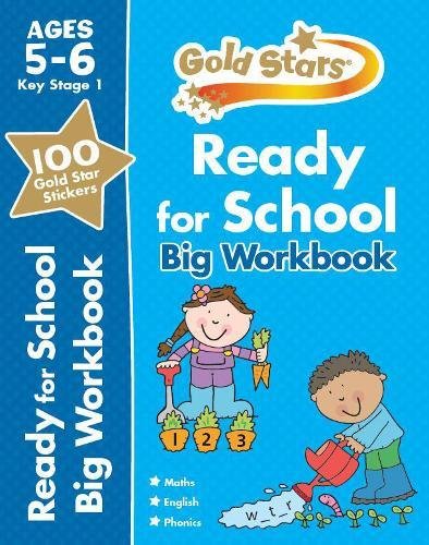 Kids/Children Goldstar Ready for School Big Workbook KS1 Ages 5-6 paperback New!!! - Children Store Co.