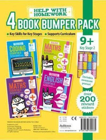 Homework 4 book bumper Pack KS2 Ages 9+ Brand New!!!! - Children Store Co.
