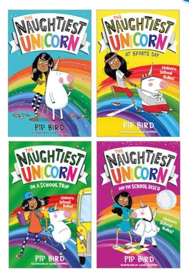 The Naughtiest Unicorn Series 5 Books Collection Set by Pip Bird Ages 7+ - Children Store Co.