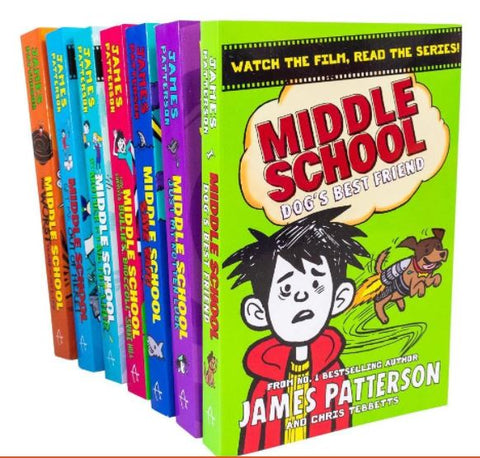 Children Middle School 7 Books Collection Set - Ages 9-14 - Paperback - James Patterson - Children Store Co.