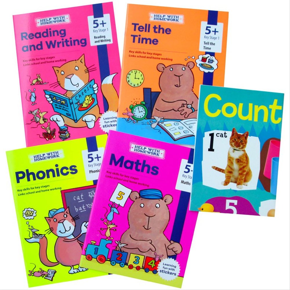 Help With Homework Ages 5+ (4 books set) Brand New!!!!! - Children Store Co.