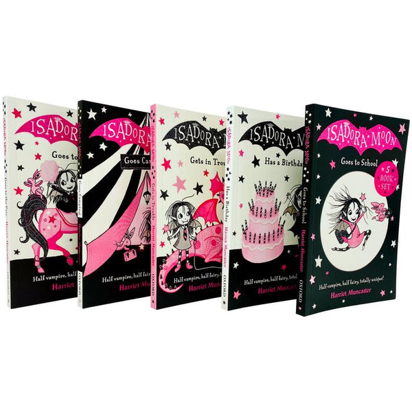 Isadora Moon 5 Book Collection - Ages 5-7 - Paperback - Harriet Muncaster Paperback New!!! - Children Store Co.