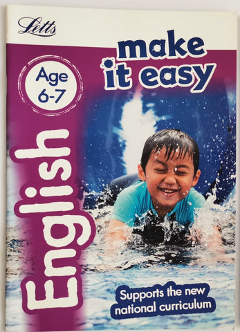 Letts Make it Easy English Ages 6-7 yrs workbook NEW!!!! - Children Store Co.