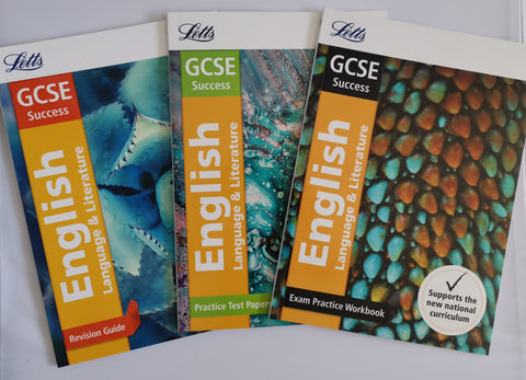 Letts GCSE Success English Workbooks (Set of 3 books) New!!!! - Children Store Co.