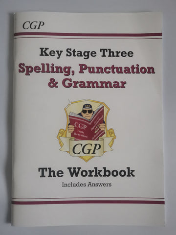 CGP KS3 Spelling , Grammar & Punctuation Workbooks Ages 12+ New!!!! - Children Store Co.