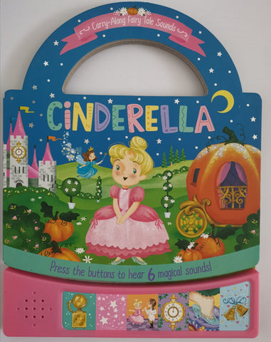 Cindrella Carry along 6 button sound book Hardback - Children Store Co.